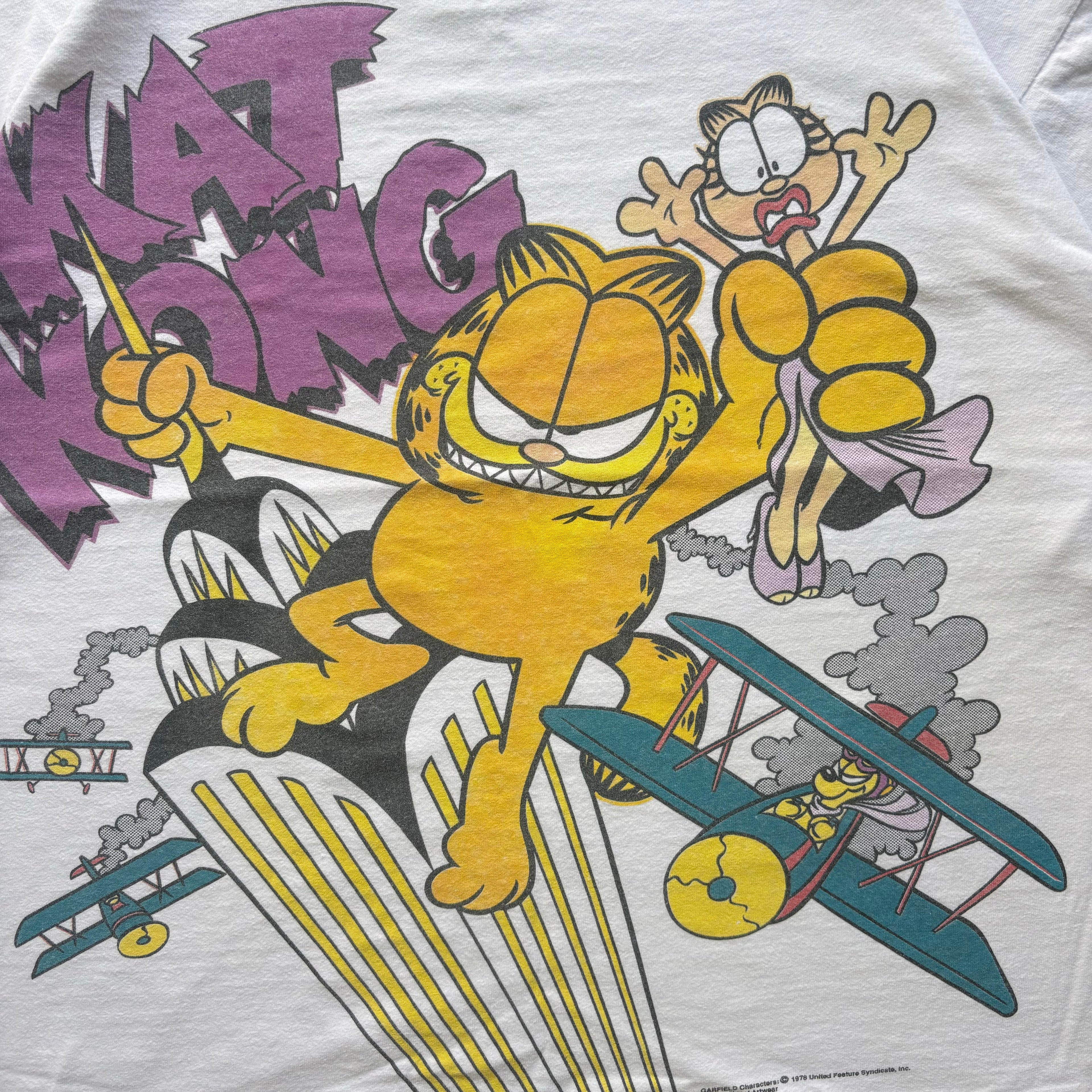 90s GARFIELD KAT KONG TEE - OSFA