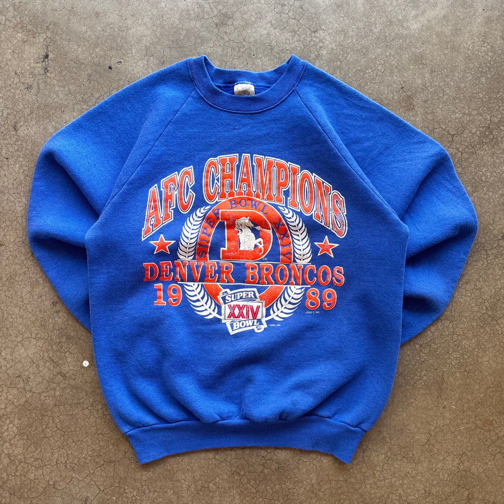 90s DENVER BRONCOS CREWNECK - L