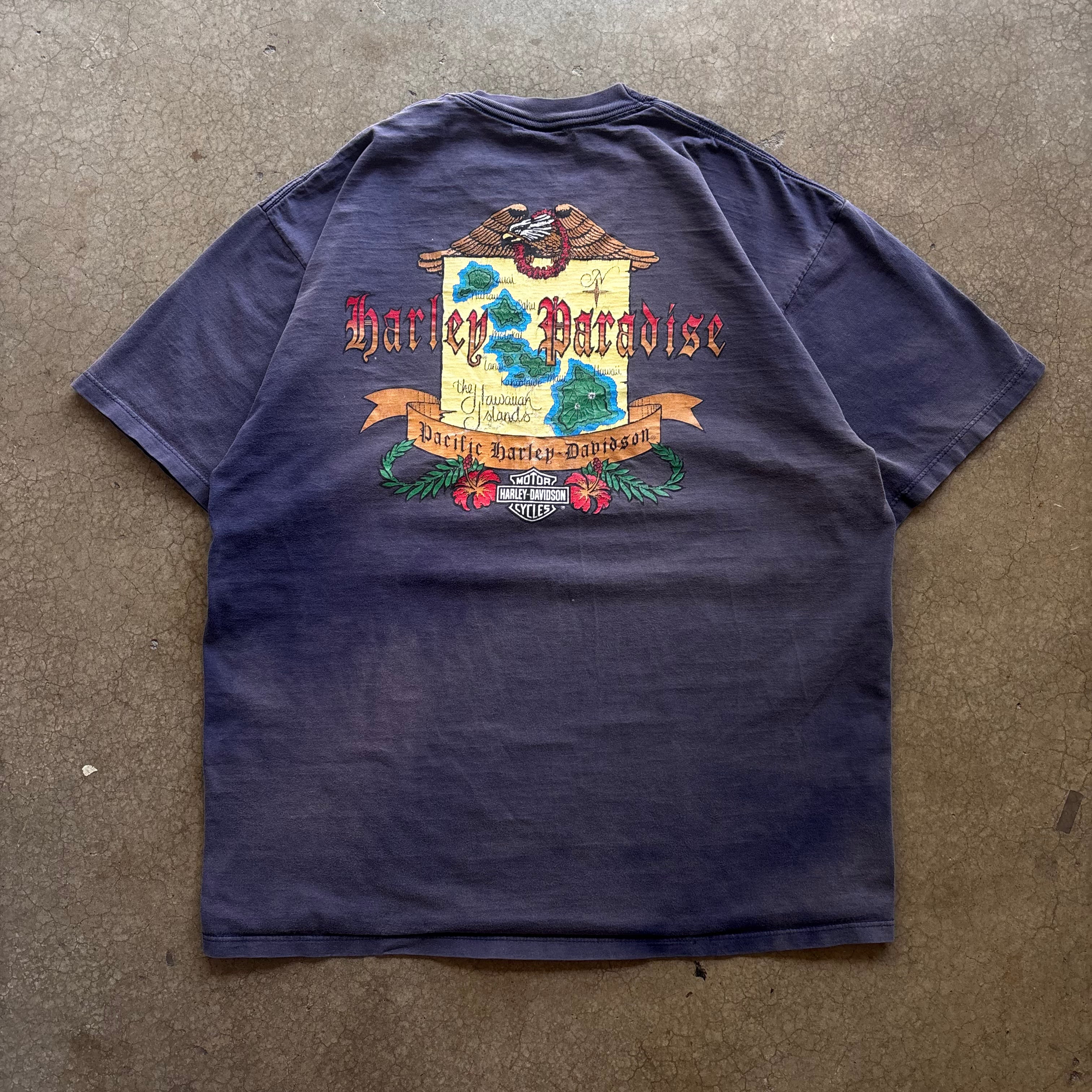 90s HARLEY PARADISE TEE - XL