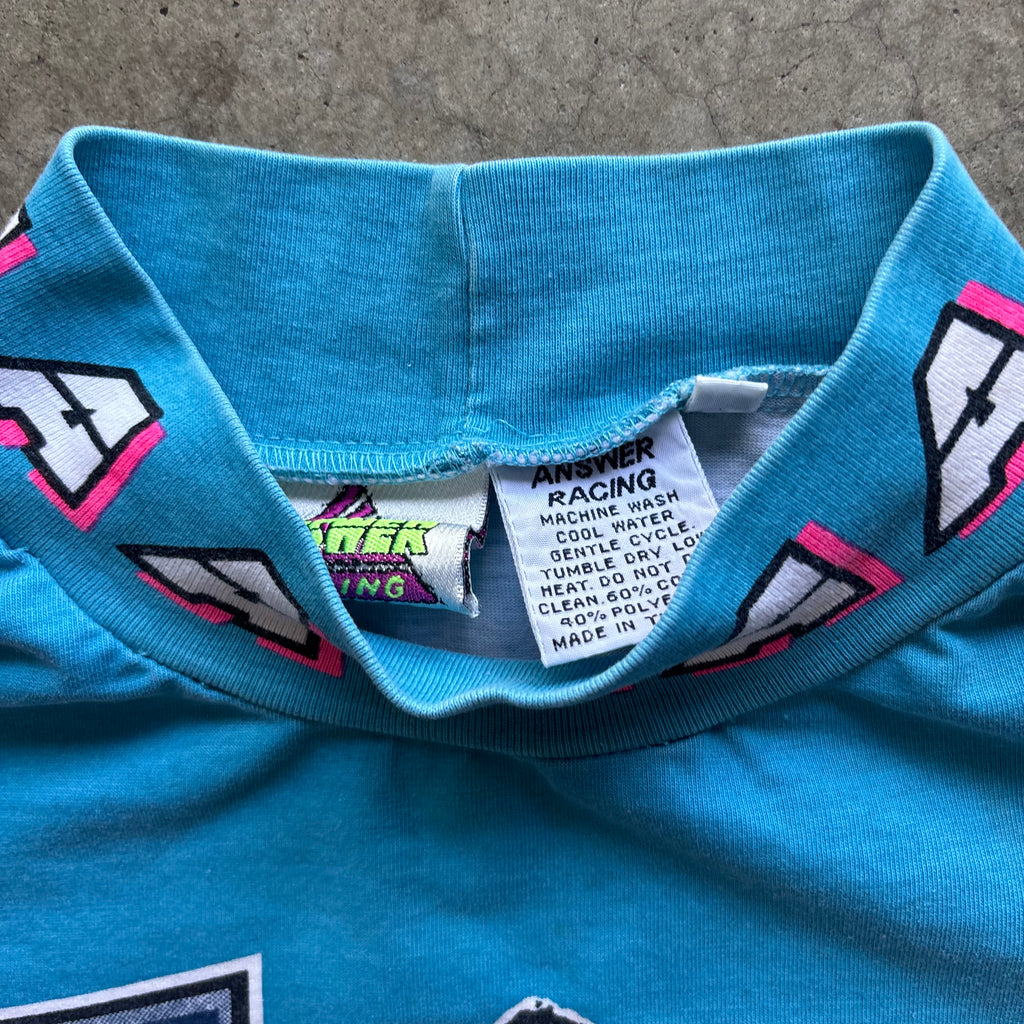 90s ANSWER MOTORSPORT LONGSLEEVE TEE - M