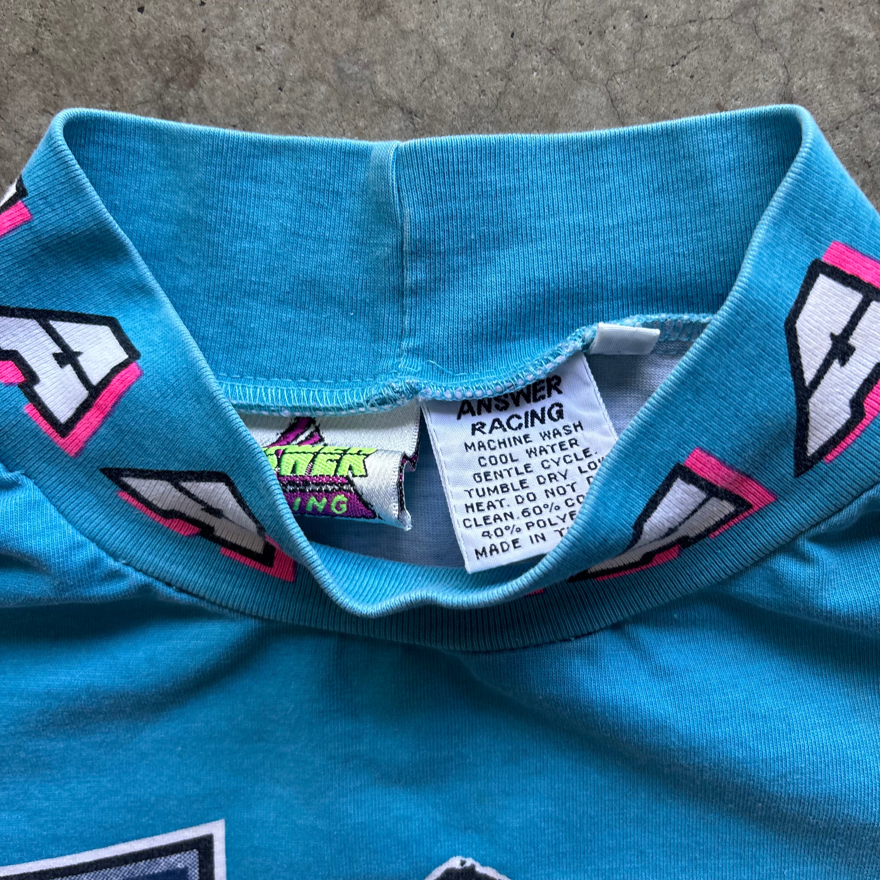 90s ANSWER MOTORSPORT LONGSLEEVE TEE - M