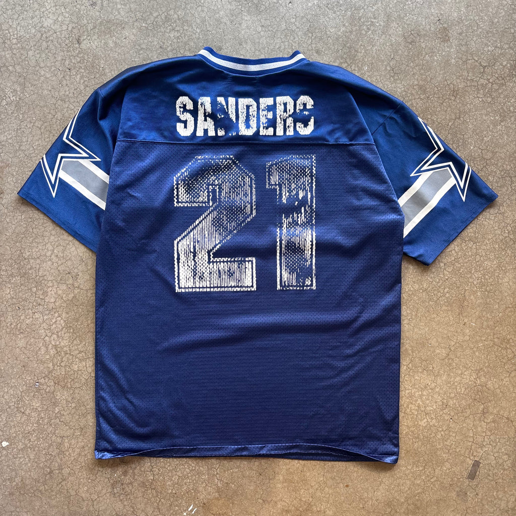90s COWBOYS DEION SANDERS  JERSEY - XL