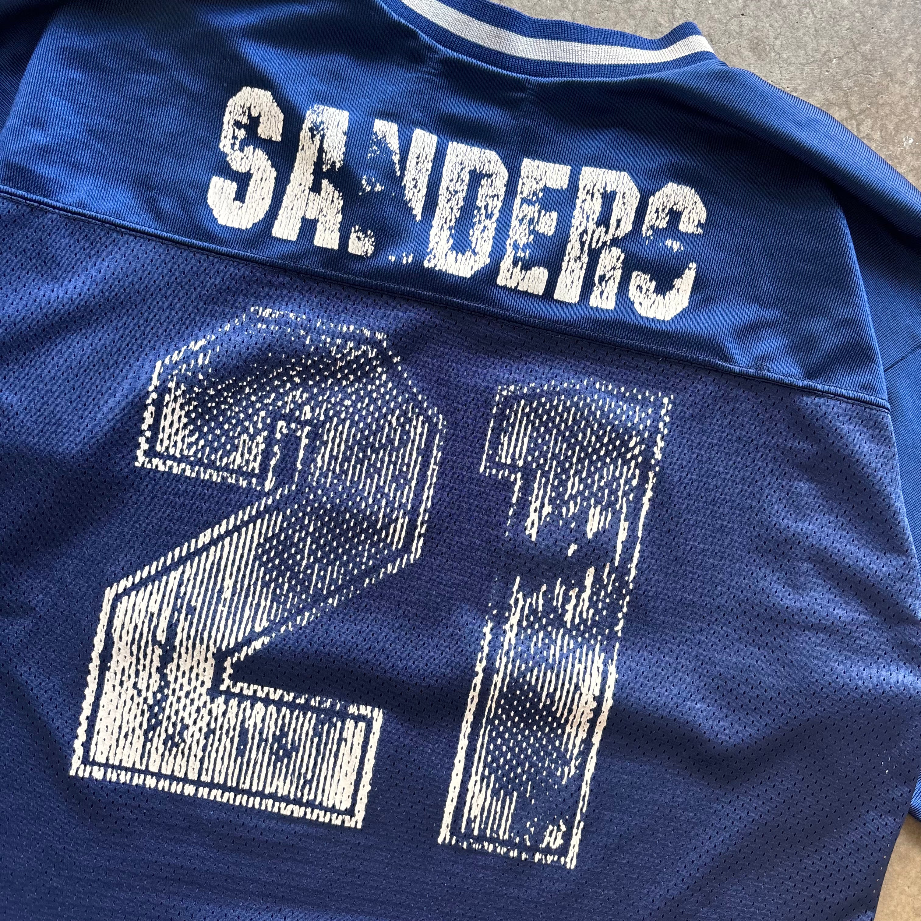 90s COWBOYS DEION SANDERS  JERSEY - XL