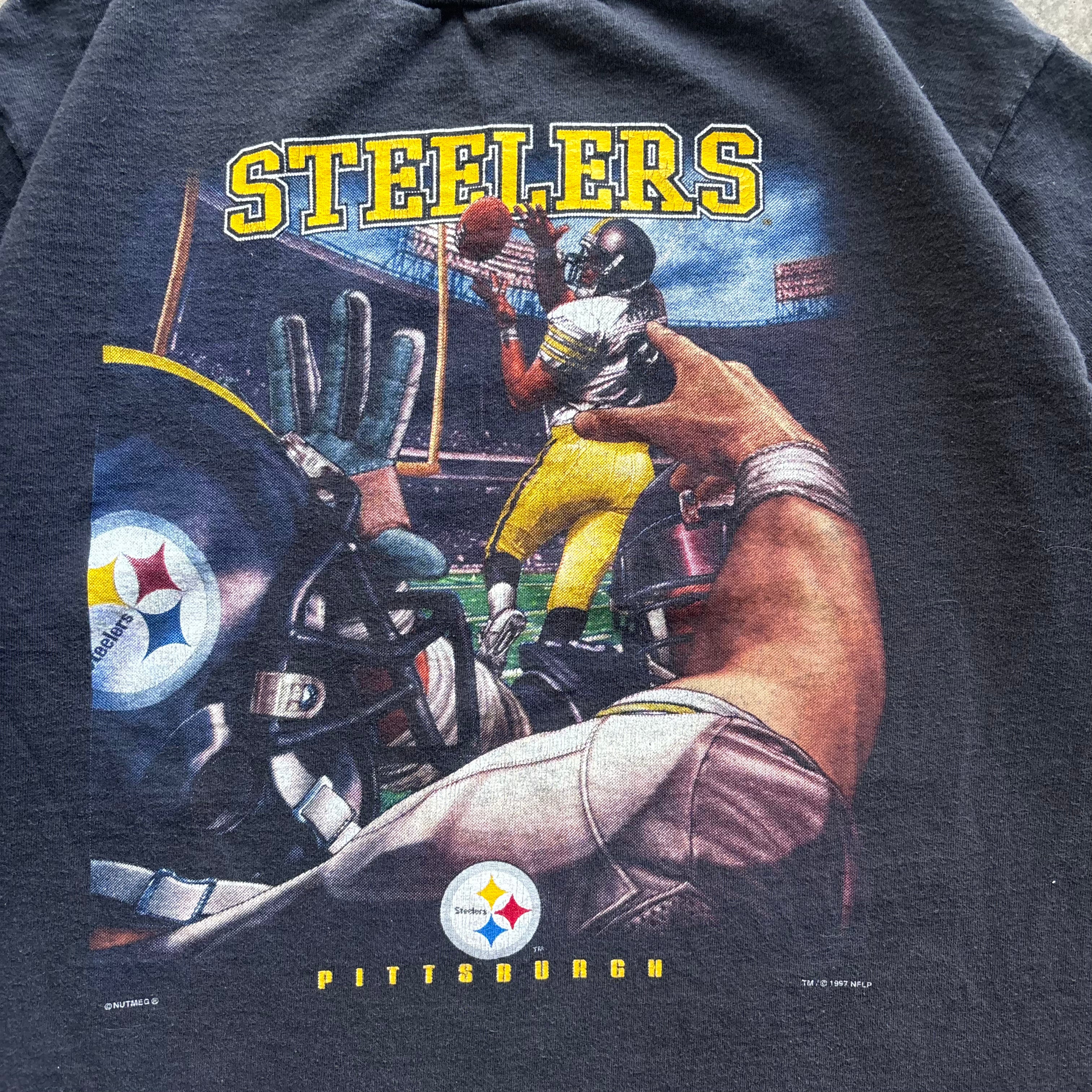90s PITTSBURGH STEELERS TEE - M
