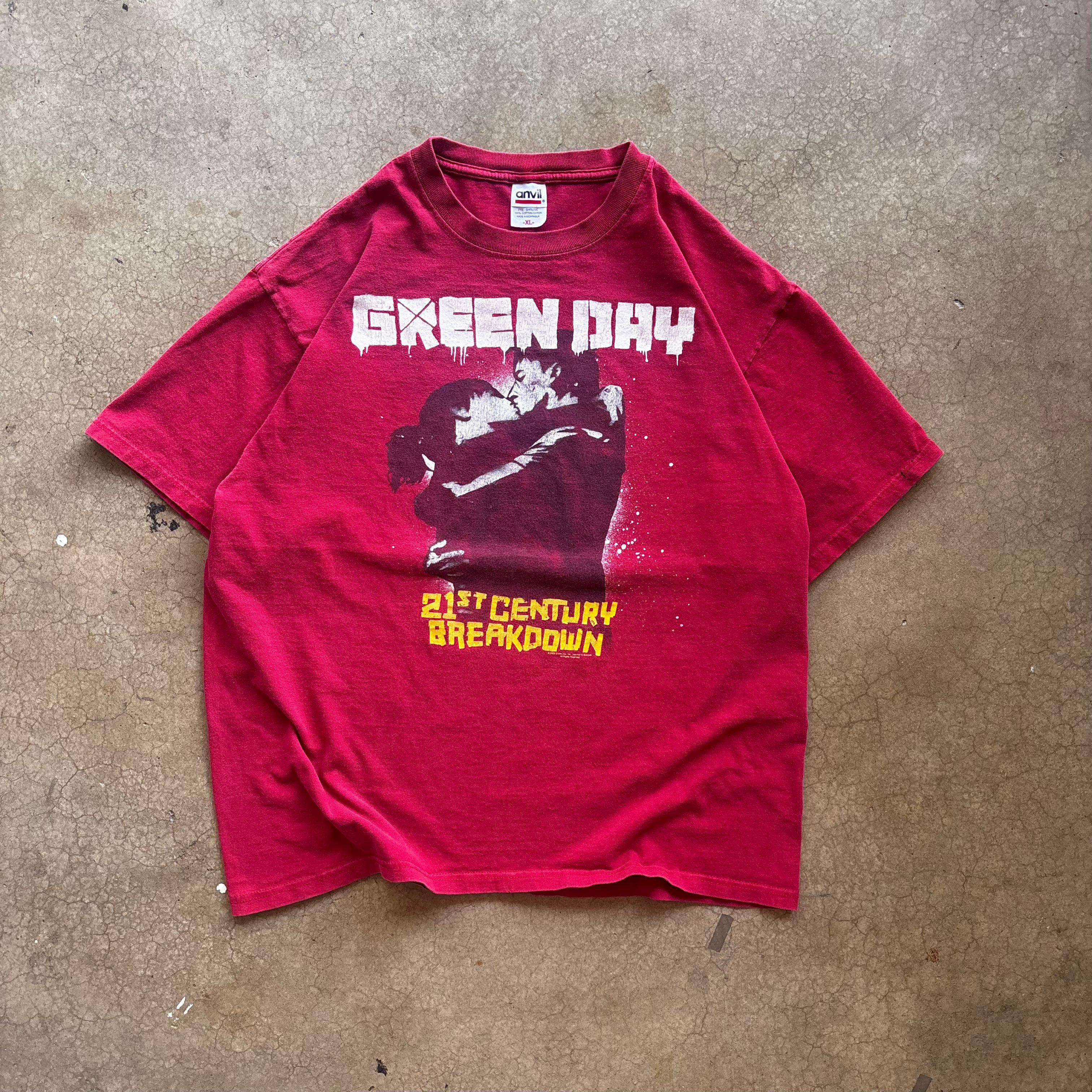 00s GREEN DAY TOUR TEE - XL