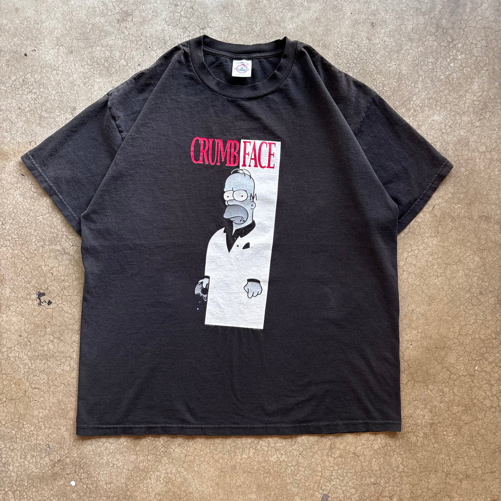 00s SIMPSONS CRUMBFACE TEE - XL