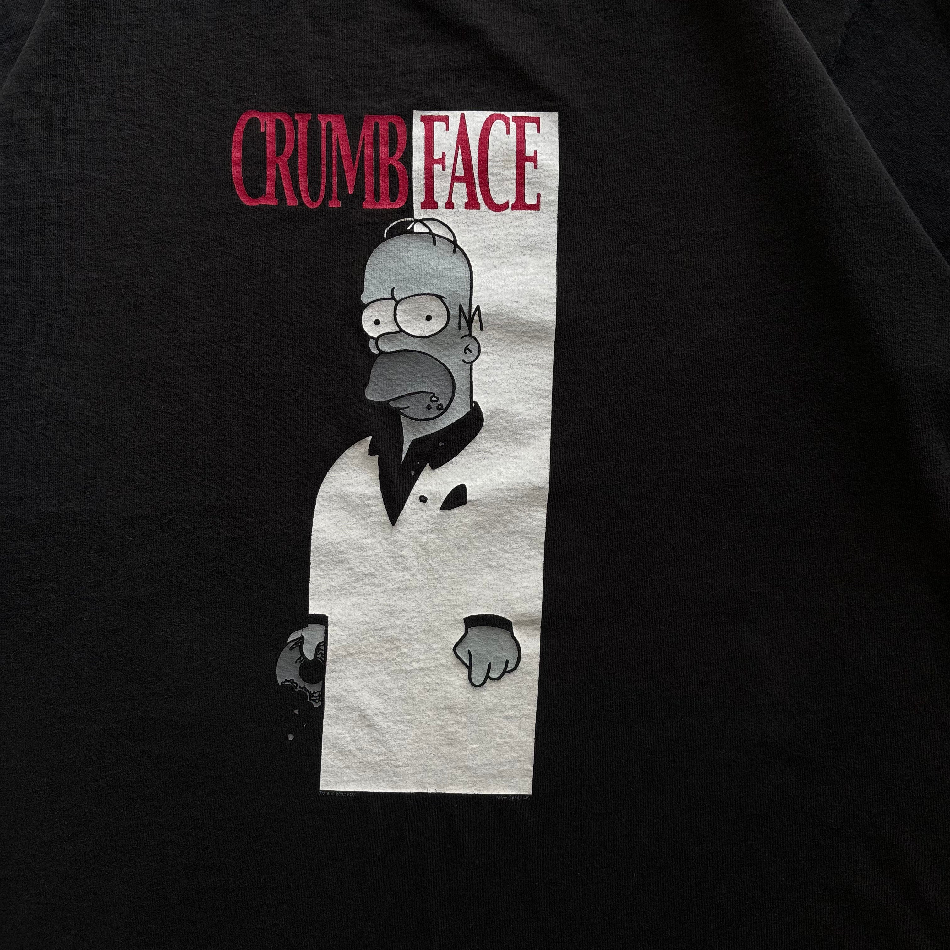 00s SIMPSONS CRUMBFACE TEE - XL