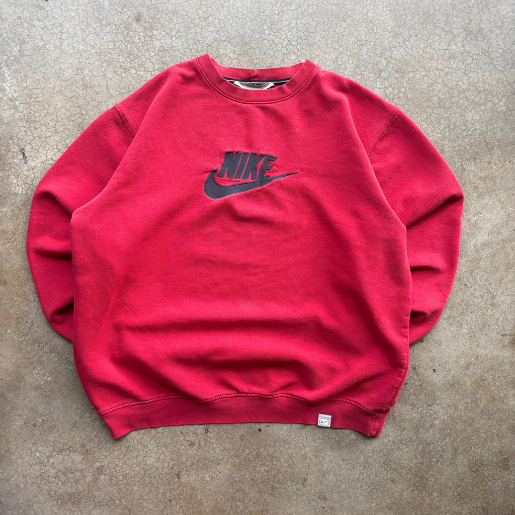 00s RED NIKE CREWNECK - XL