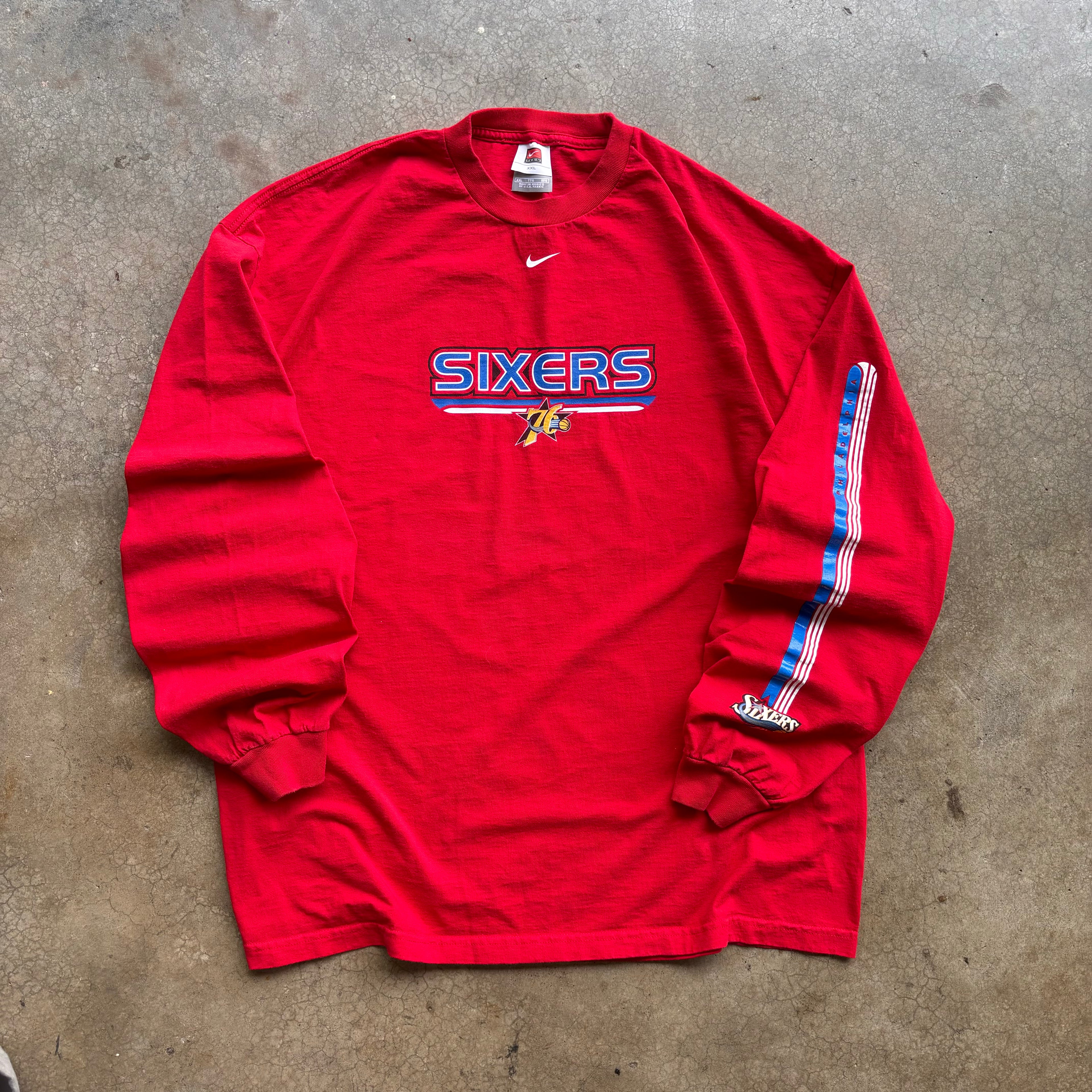 00s PHILADELPHIA SIXERS LONGSLEEVE TEE - XXL