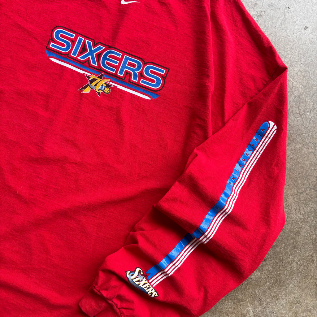 00s PHILADELPHIA SIXERS LONGSLEEVE TEE - XXL