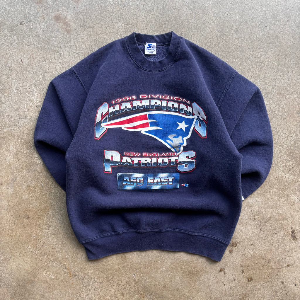 90s NEW ENGLAND PATRIOTS CREWNECK - L