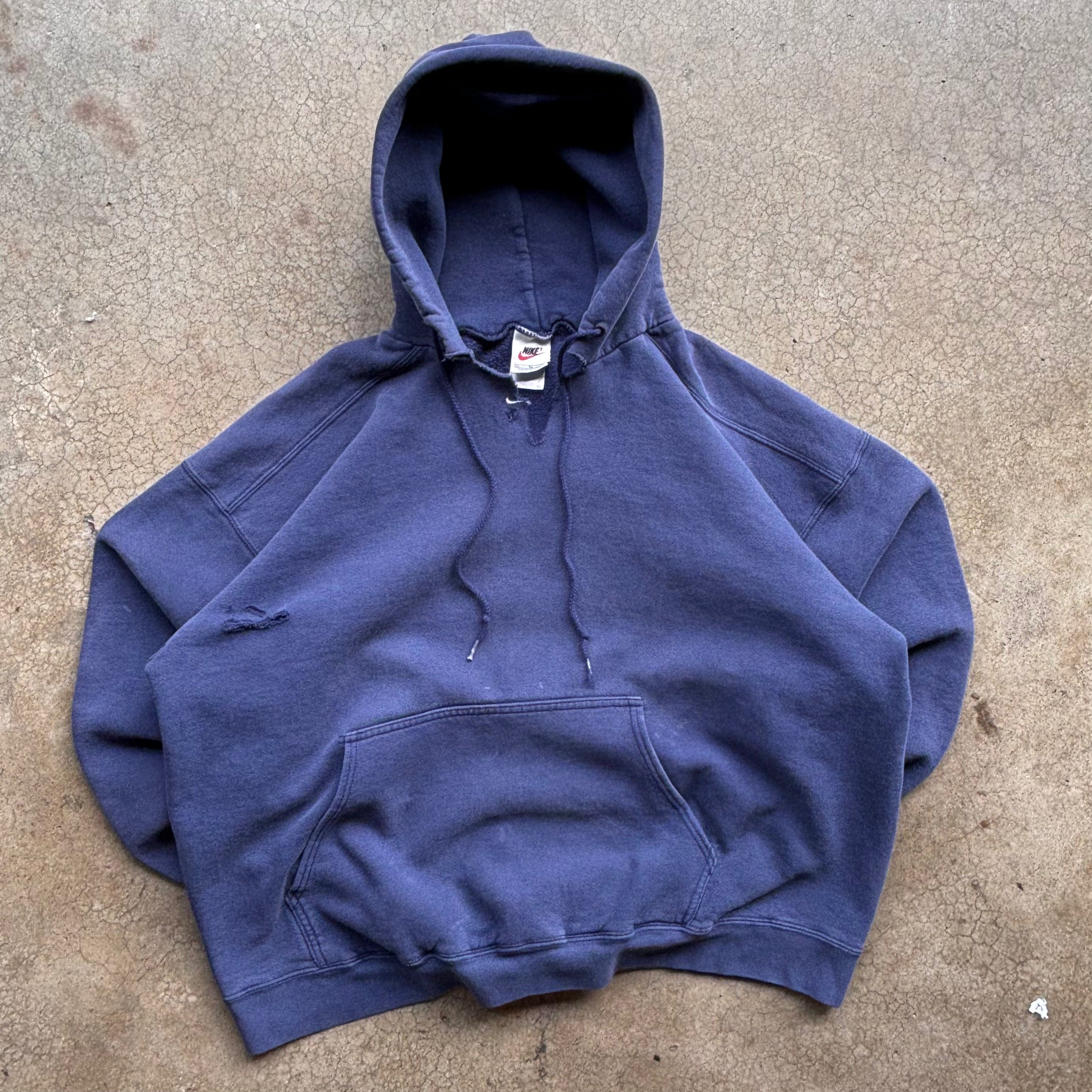 90s NIKE MINI SWOOSH HOODIE - XL