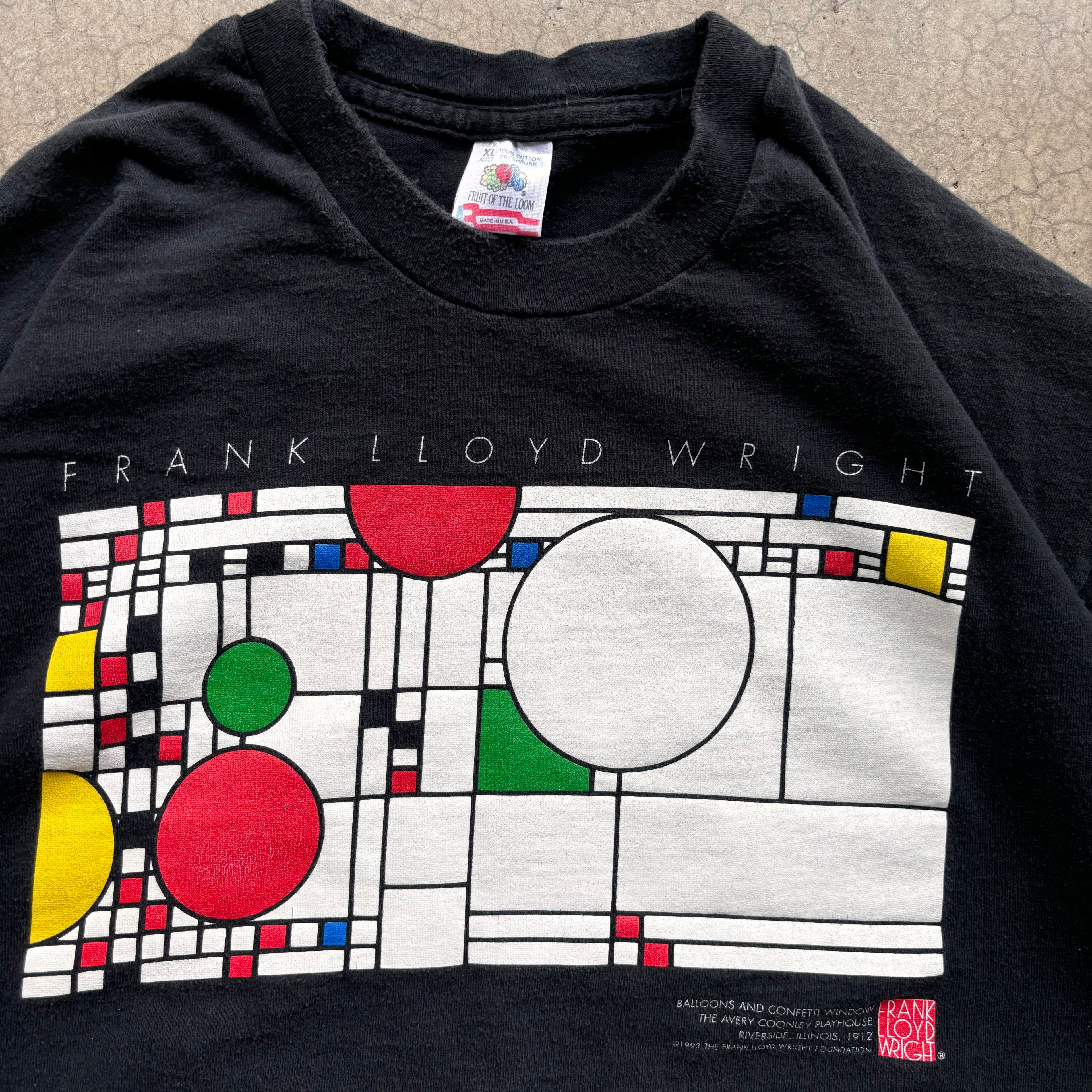 90s FRANK LLOYD ART TEE - XL
