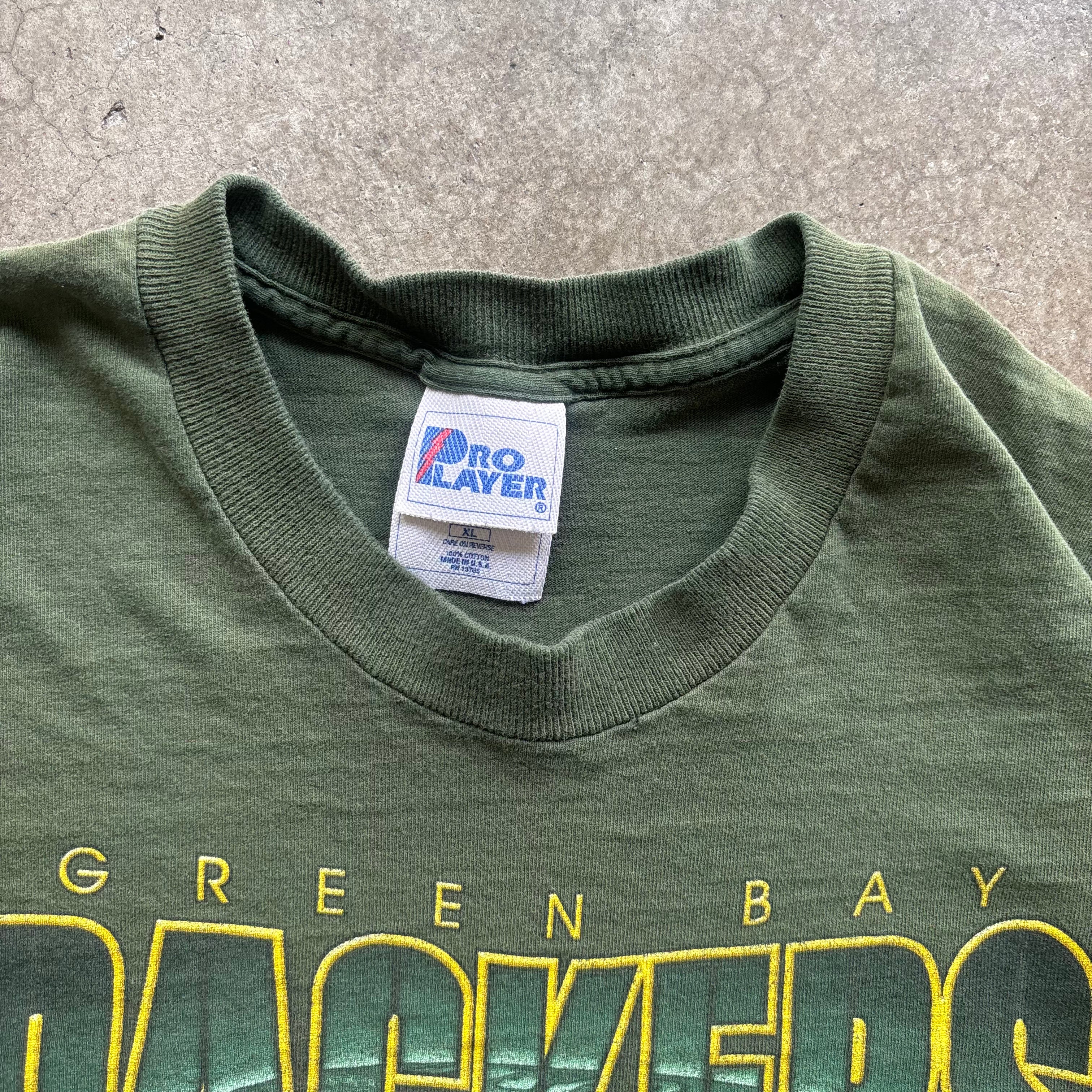 90s GREENBAY PACKERS HELMET TEE - XL