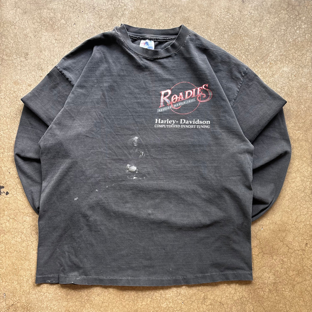 90s HARLEY ROADIES LONGSLEEVE TEE - XL