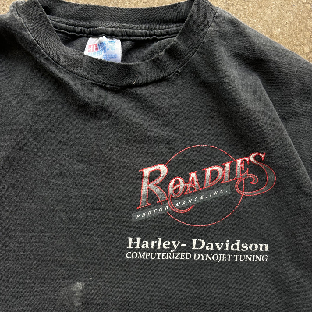 90s HARLEY ROADIES LONGSLEEVE TEE - XL