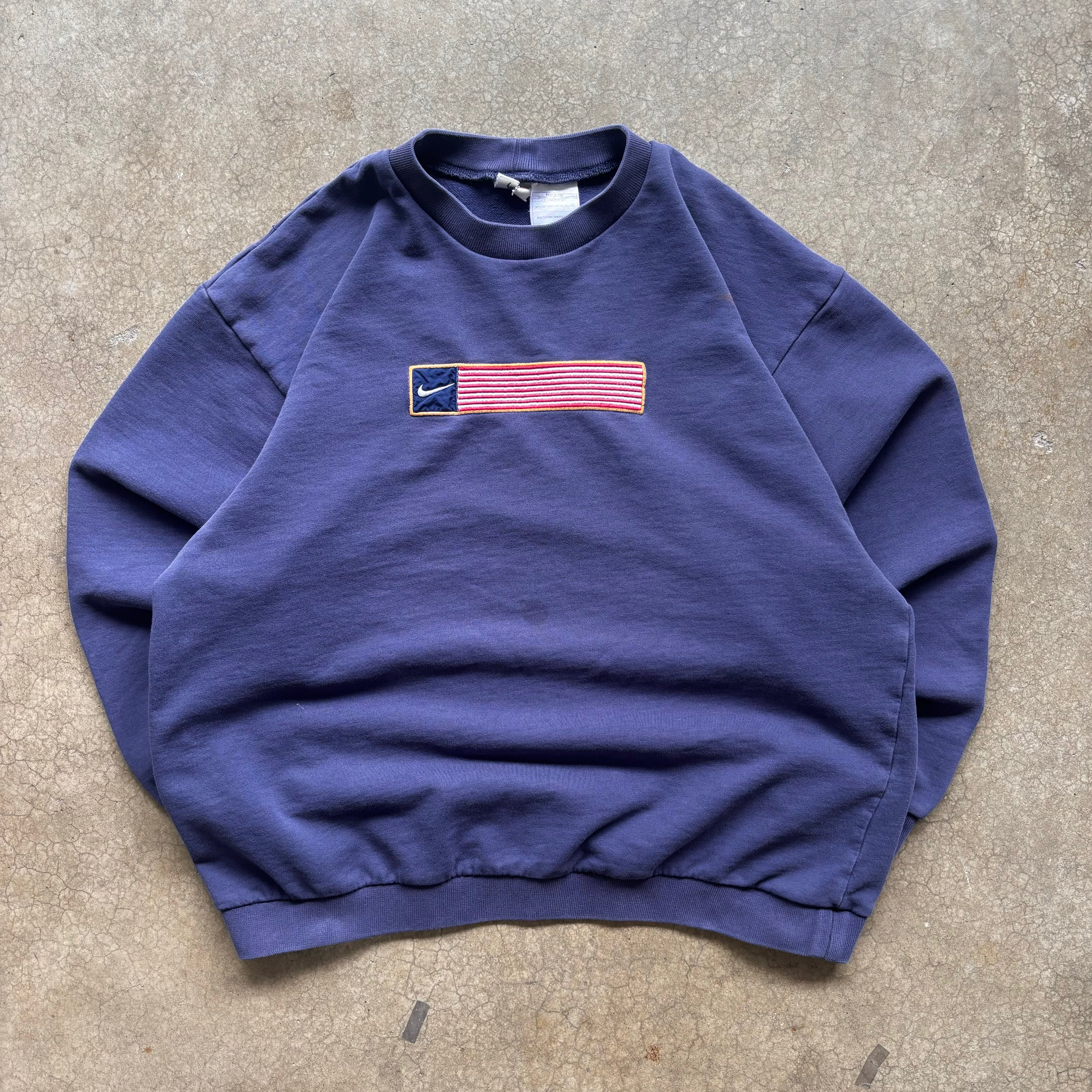 90s NIKE USA CREWNECK - L