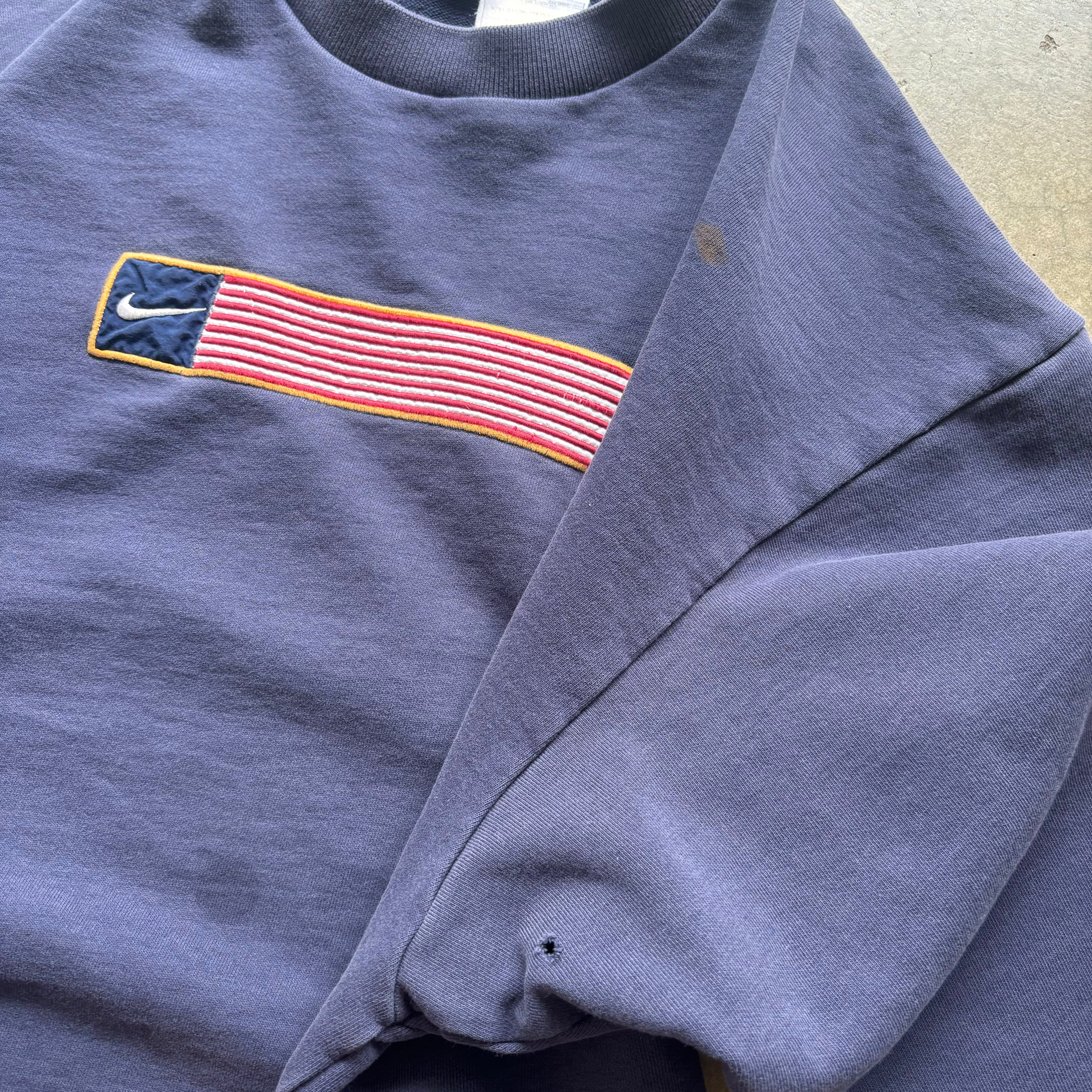 90s NIKE USA CREWNECK - L