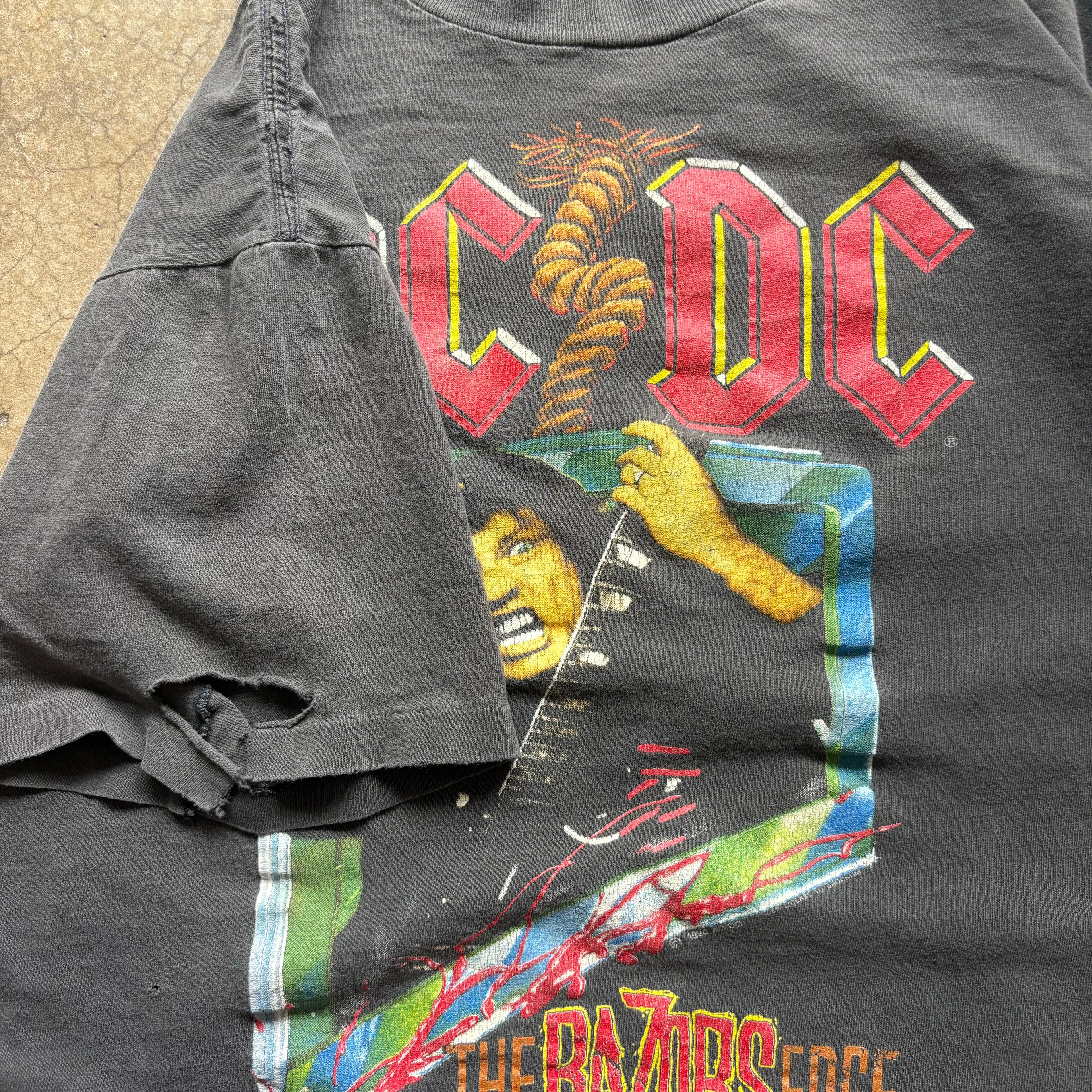 90s AC/DC TOUR TEE - M