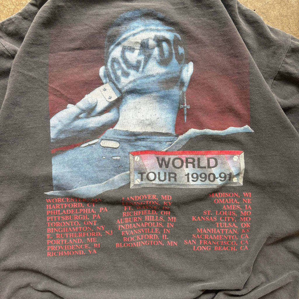 90s AC/DC TOUR TEE - M