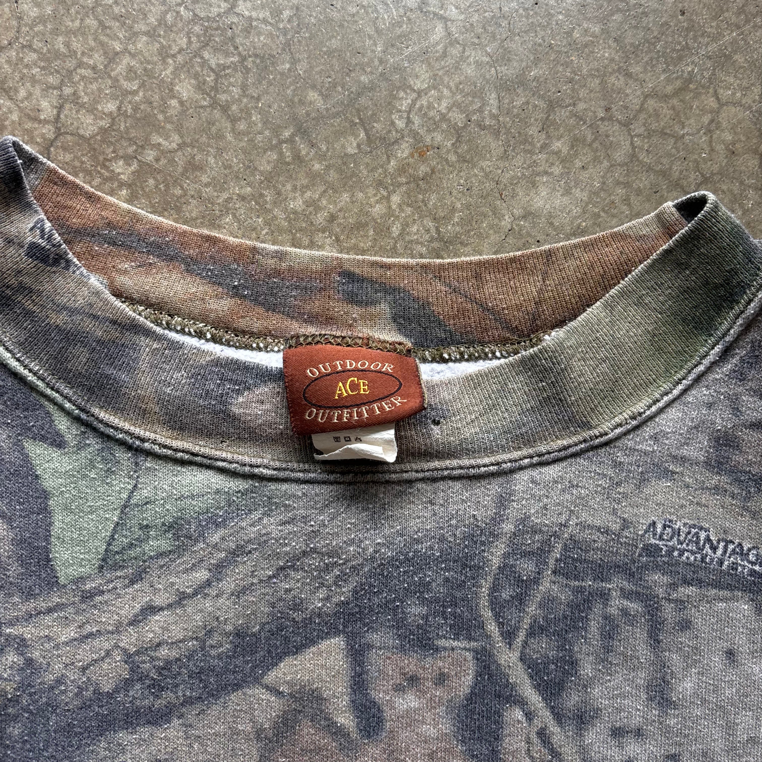 90s CAMO CREWNECK - XXL