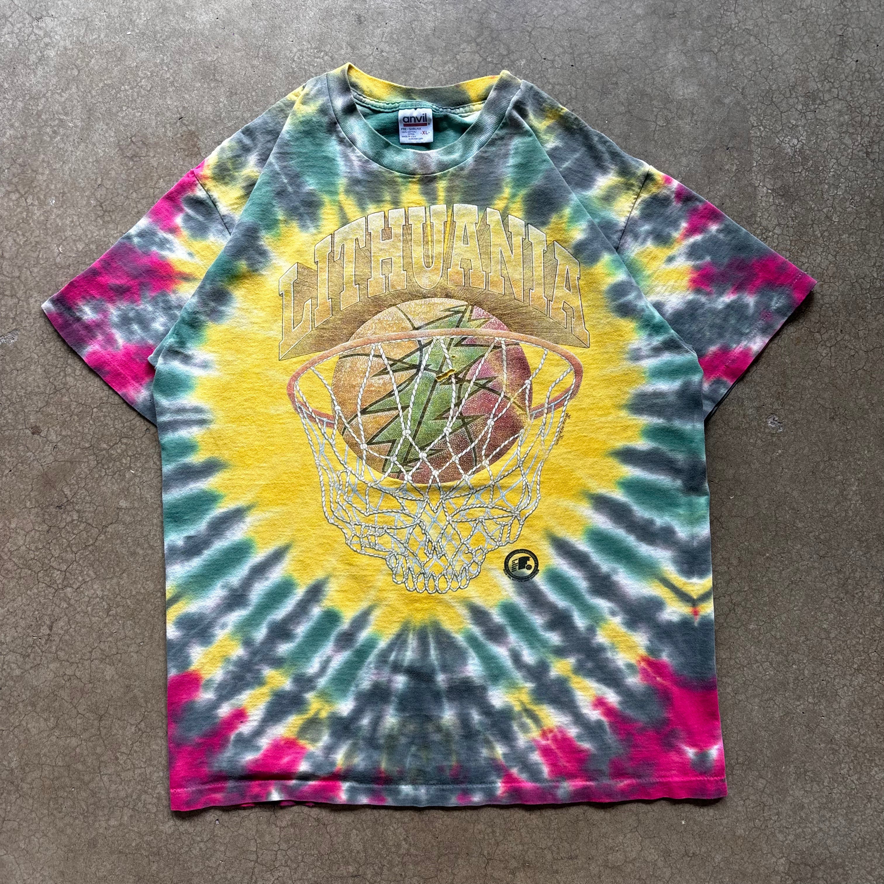 90s LITHUANIA BASKETBALL TEE - XL