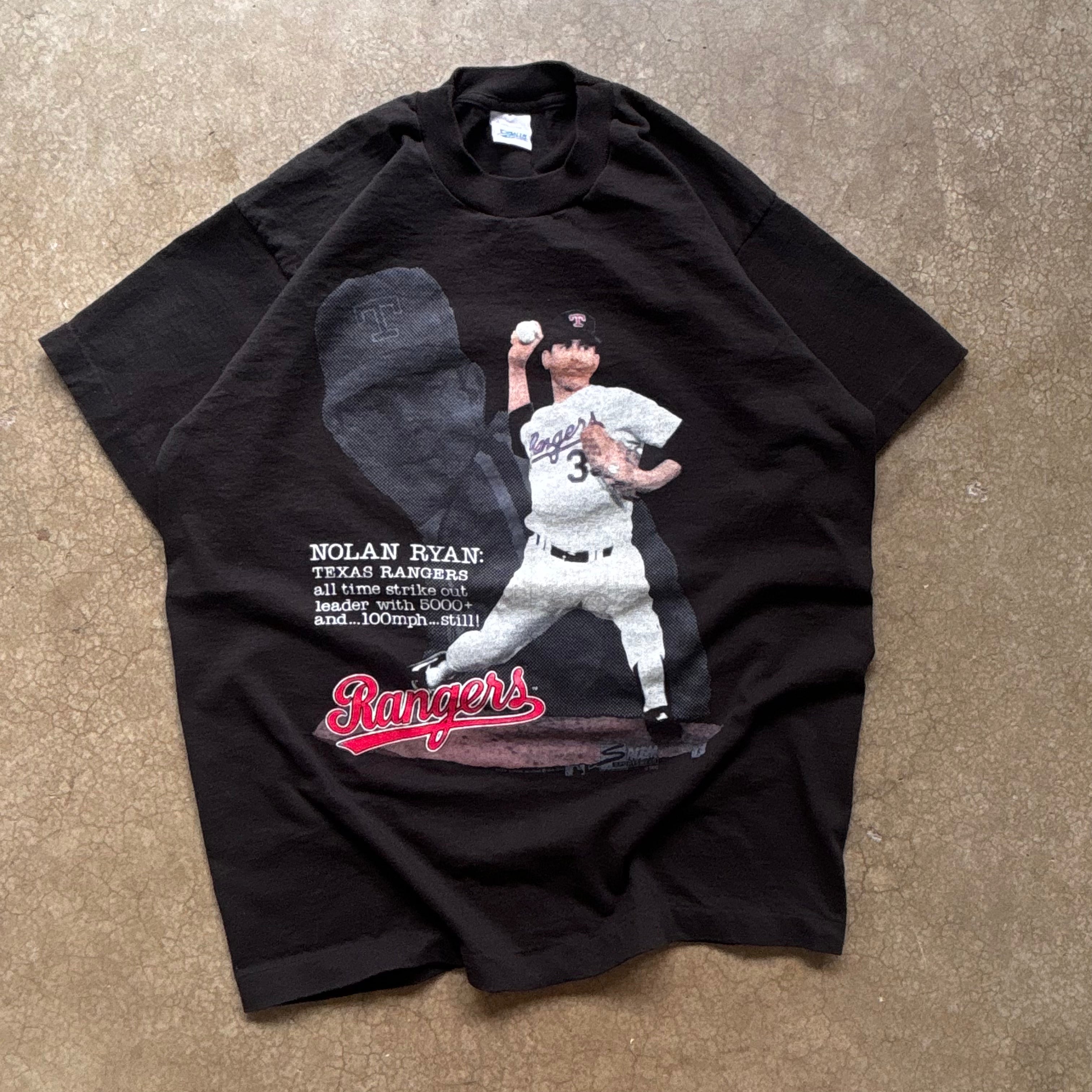 90s NOLAN RYAN RANGERS TEE - XL