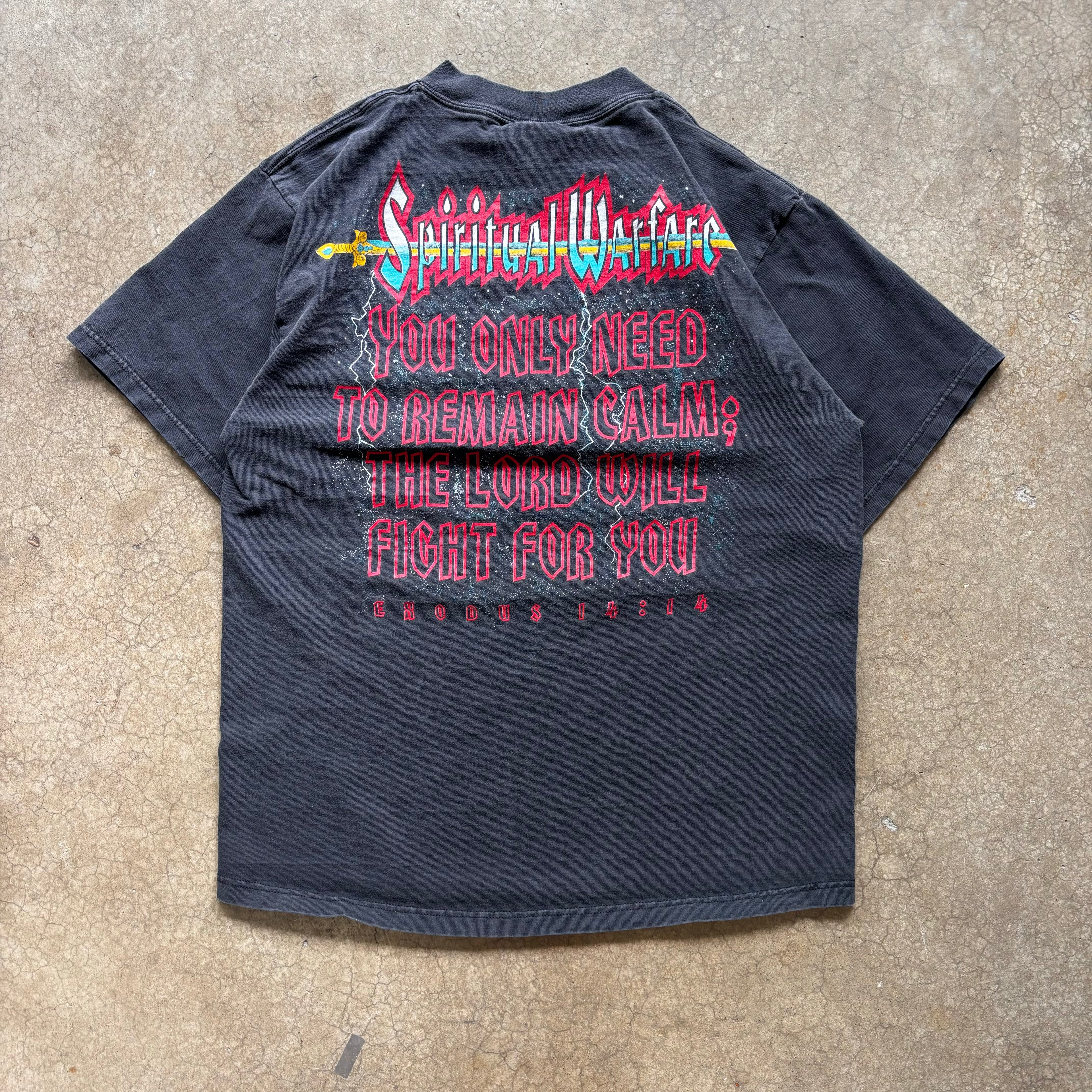 90s SPIRIT WARFARE TEE - L
