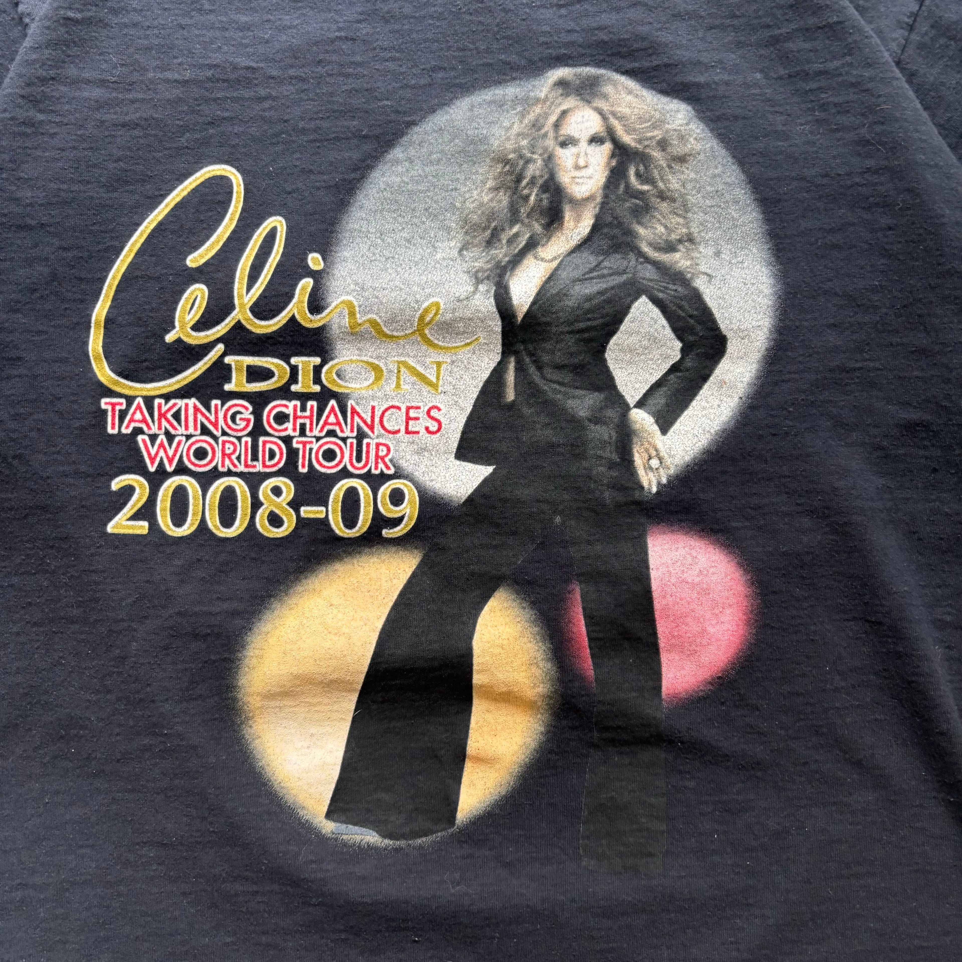 00s CELINE DEION TOUR TEE - XL