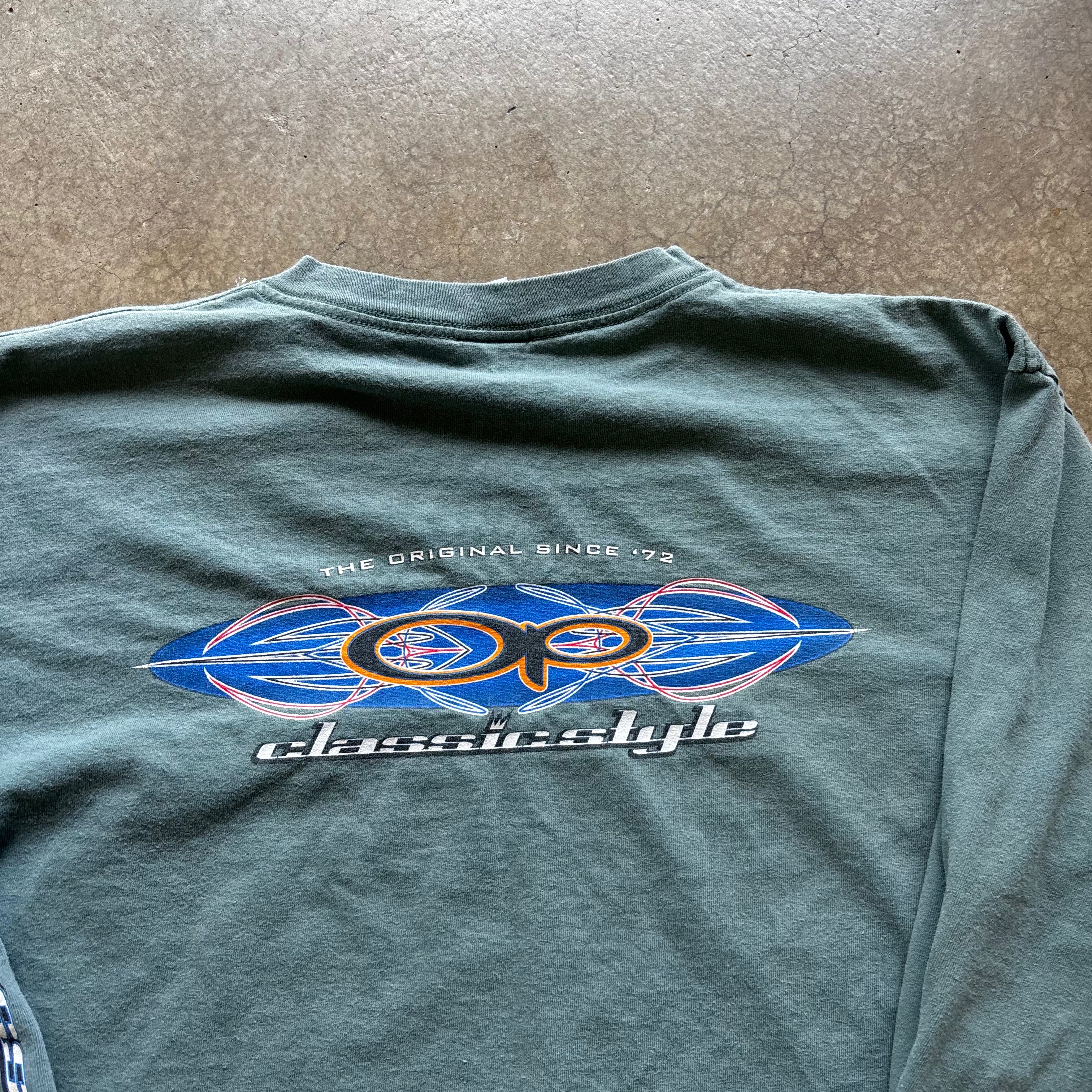 90s OCEAN PACIFIC LONGSLEEVE TEE - L