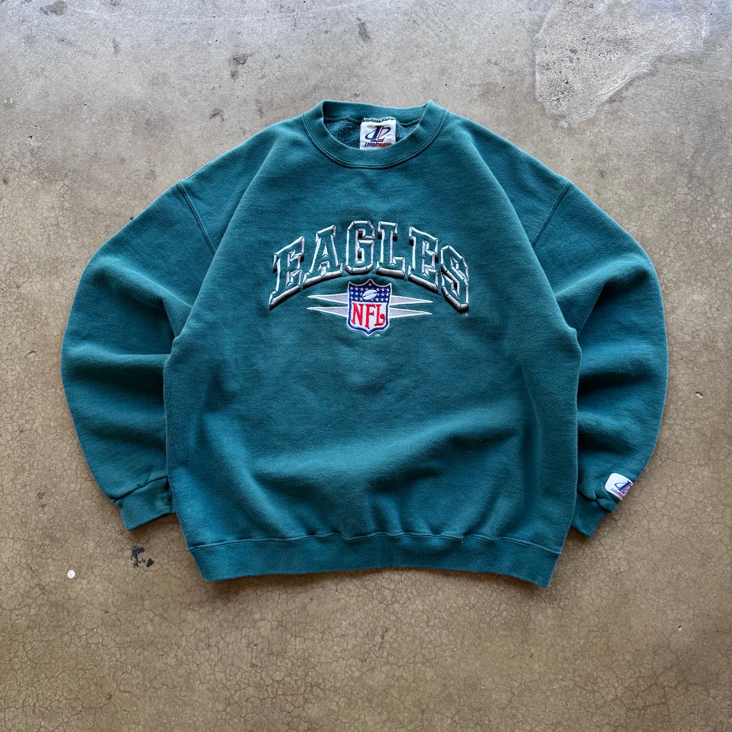 VINTAGE PHILADELPHIA EAGLES CREW - L